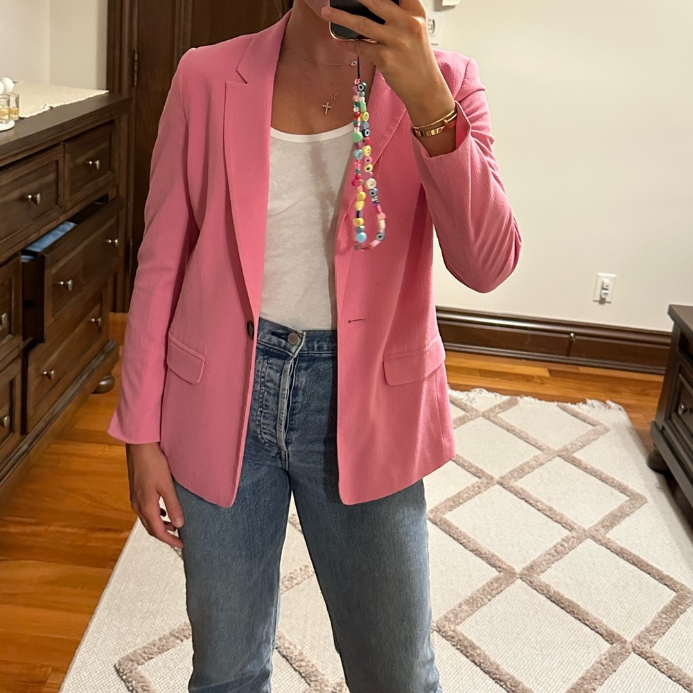 Nordstrom Halogen pink blazer